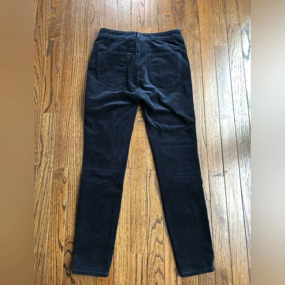 Pilcro Deep Navy Blue Corduroy High-Rise Skinny Ankle Jeans - EUC! - Picture 12 of 14